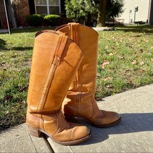 Vintage Frye campus boots
